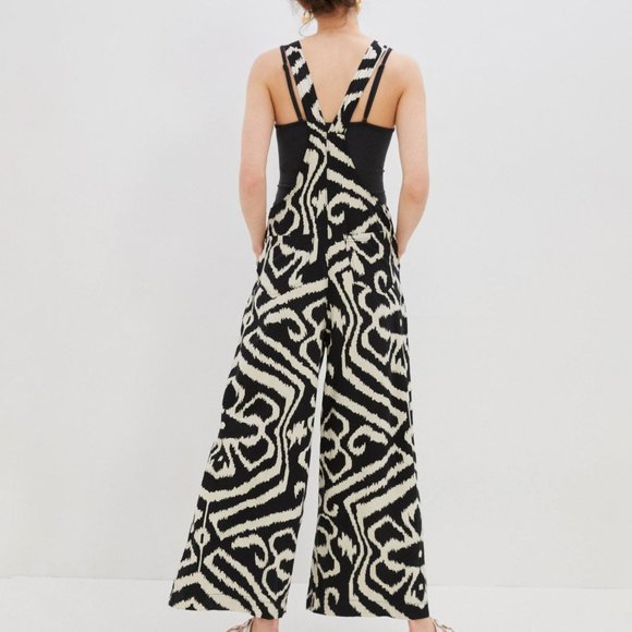 HTF Anthropologie Constance Wide-Leg Overalls - Picture 2 of 8